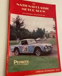 The National Classic Motor Show programme 1992